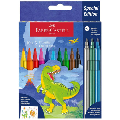 Faber-Castell Dinosaur Felt Tip Pens