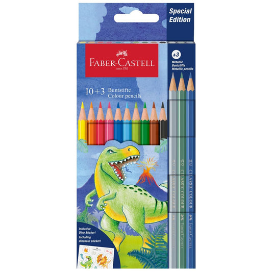 Faber-Castell Dinosaur Coloured Pencils