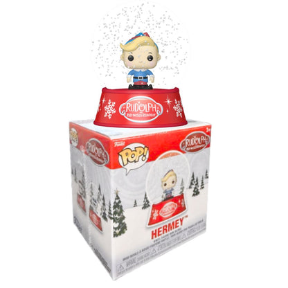 POP! Mini Glitter Globe: Rudolph the Red Nosed Reindeer - Hermey