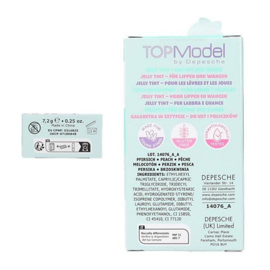 Depesche Top Model Jelly Stick Cheeks and Lips Apricot