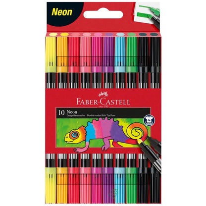Faber-Castell Neon Double-ended Felt Tips