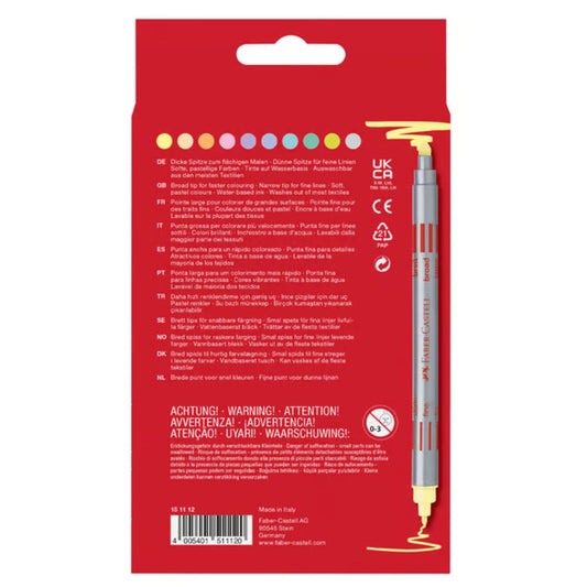Faber-Castell Pastel Double-ended Felt Tips