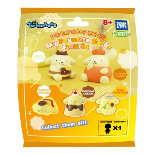 Twinchees Pompompurin Sanrio My Favourite Colour Figurine Blind Bag