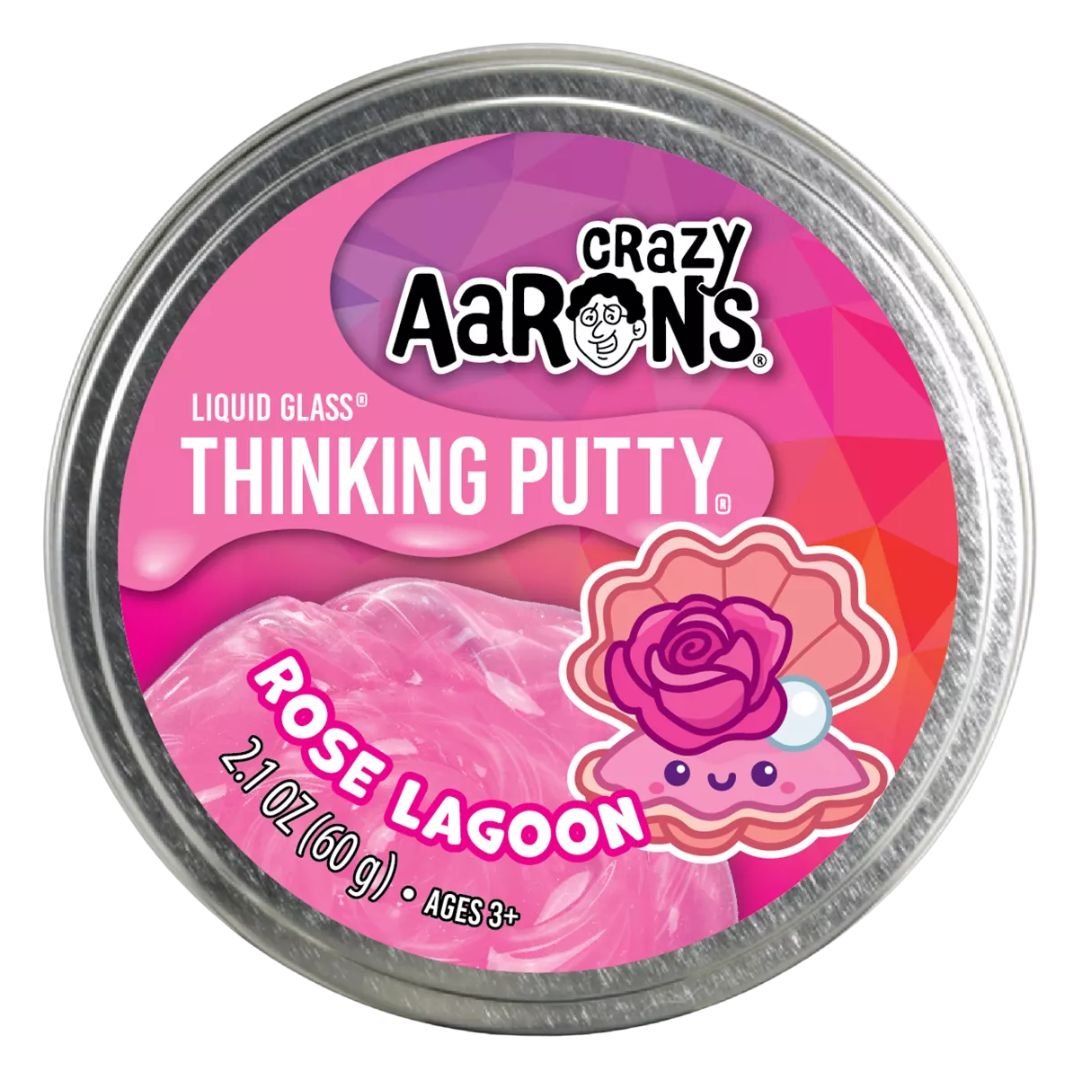 Crazy Aaron's Thinking Putty Rose Lagoon