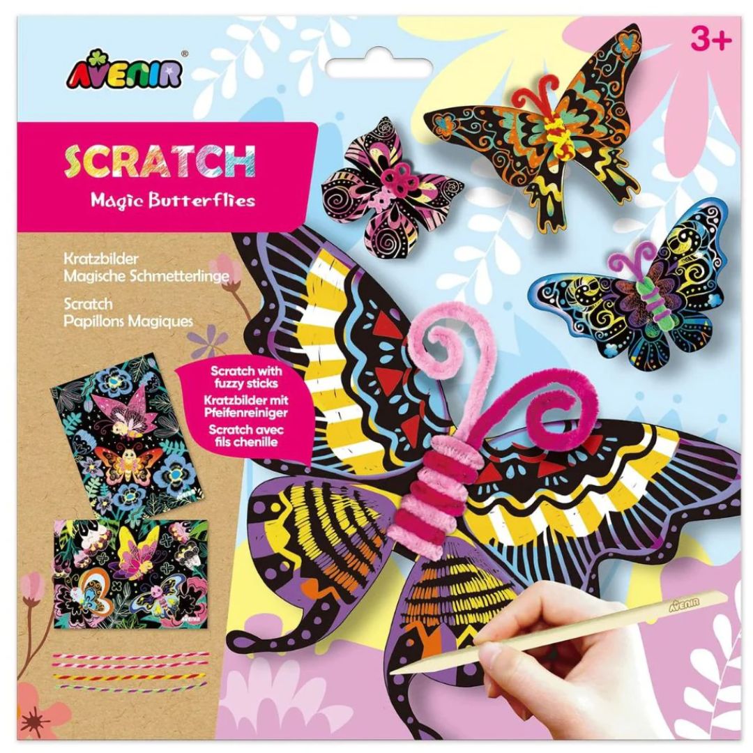 Avenir Scratch Magic Butterflies