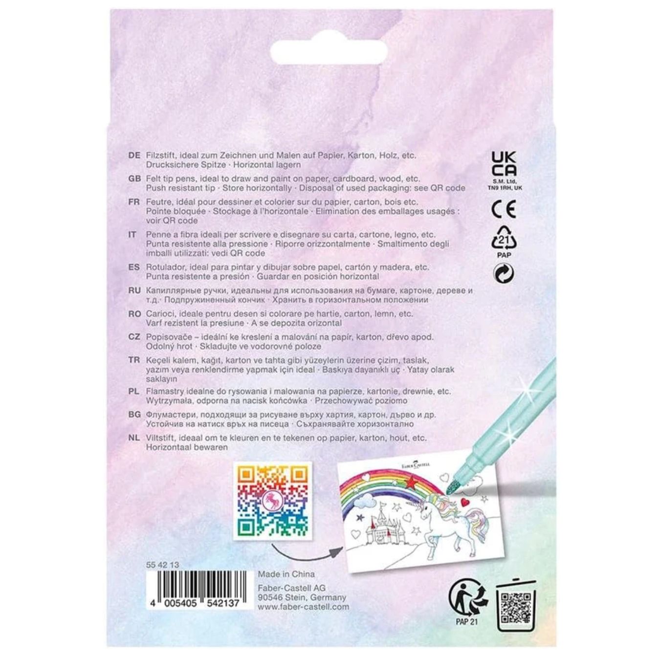 Faber-Castell Unicorn Felt Tip Pens