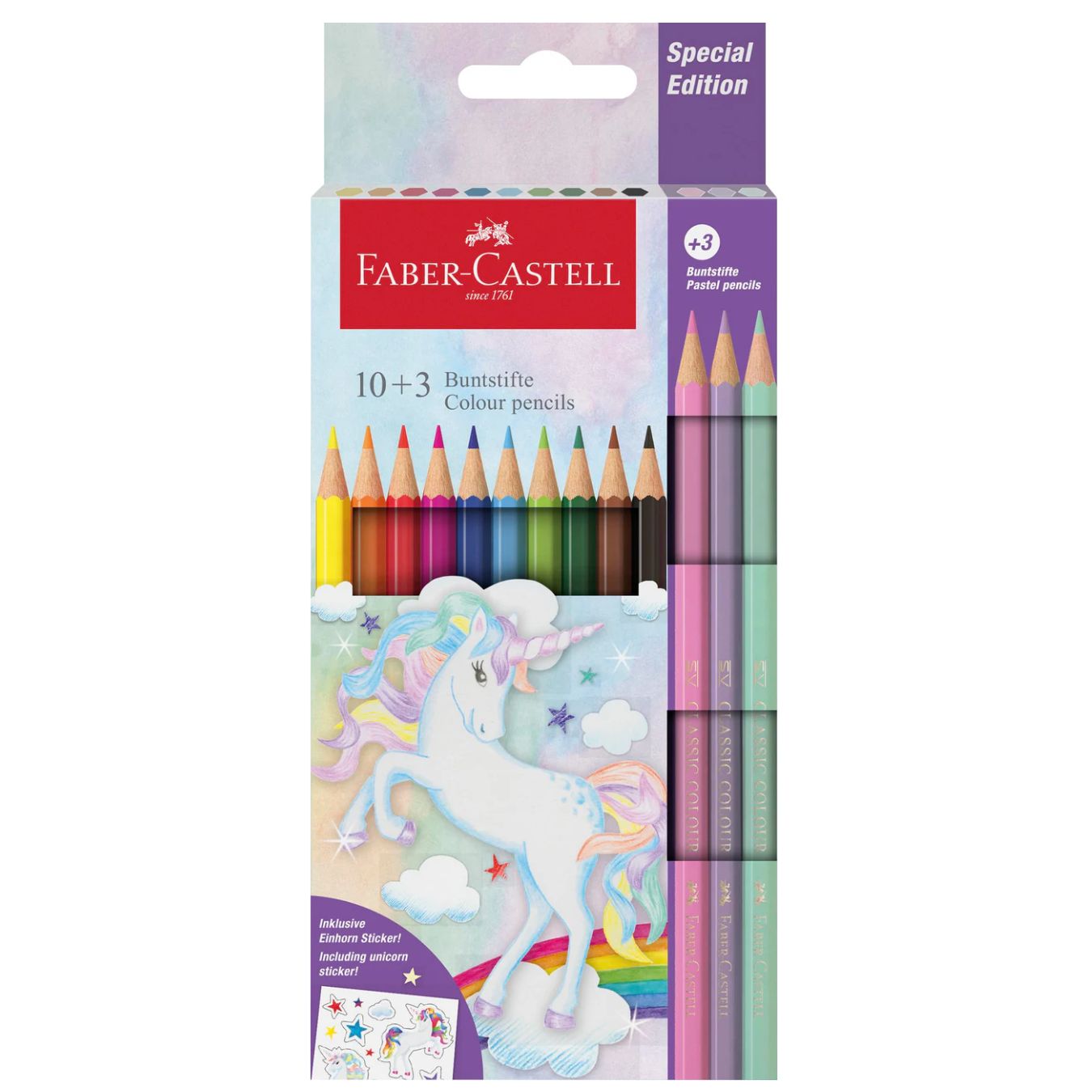 Faber-Castell Unicorn Coloured Pencils