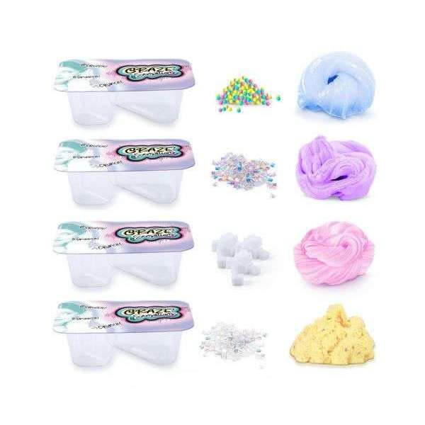 Toys N Tuck:Craze Sensations Mix'N Match Slime Pot 4 Pack,Craze Sensations