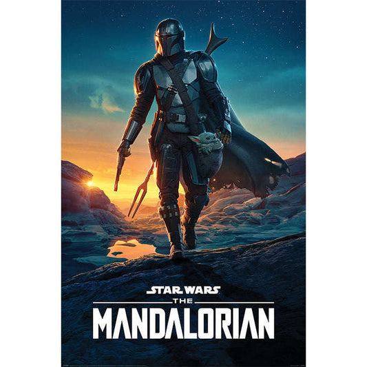 Toys N Tuck:Maxi Posters - Star Wars: The Mandalorian (Nightfall),Pyramid International