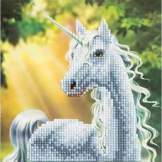 Toys N Tuck:Crystal Art Card Kit - Unicorn,Craft Buddy