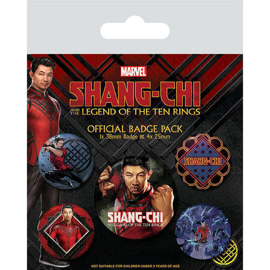 Toys N Tuck:Badge Pack - Shang-Chi and the Legend of the Ten Rings (Kung Fu Master),Marvel