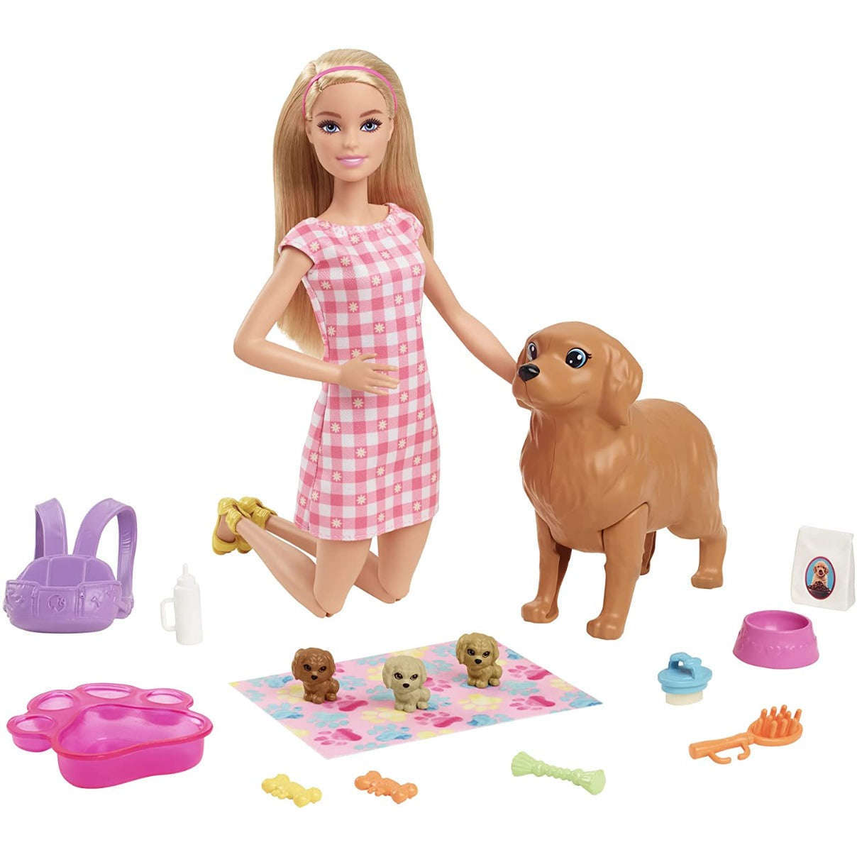 Toys N Tuck:Barbie Newborn Pups Playset,Barbie