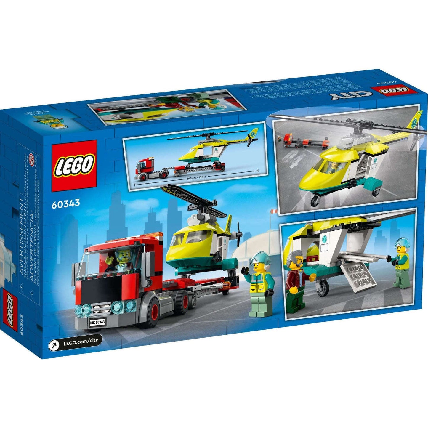 Lego 60343 City Rescue Helicopter Transport