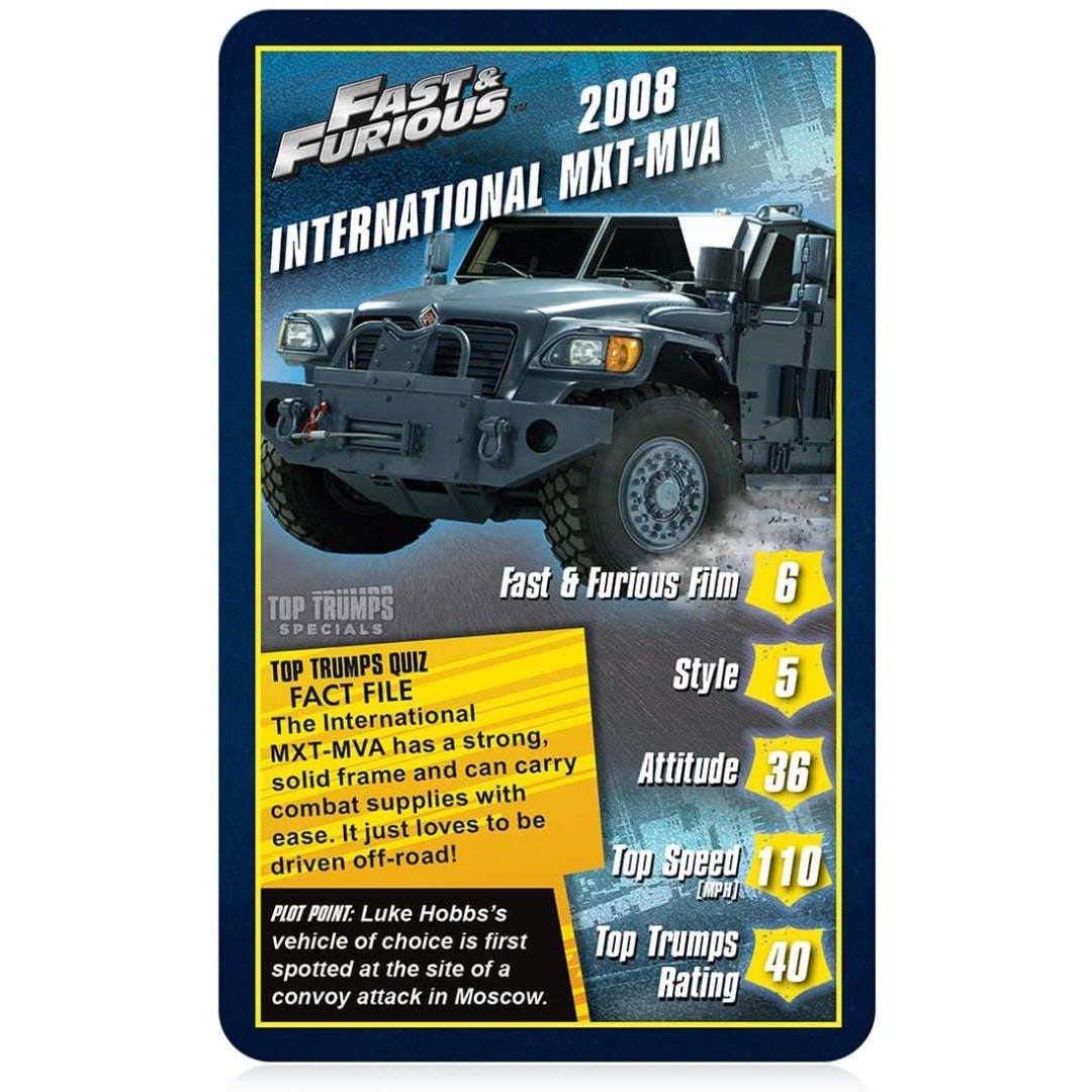 Toys N Tuck:Top Trumps Specials Fast & Furious,Top Trumps