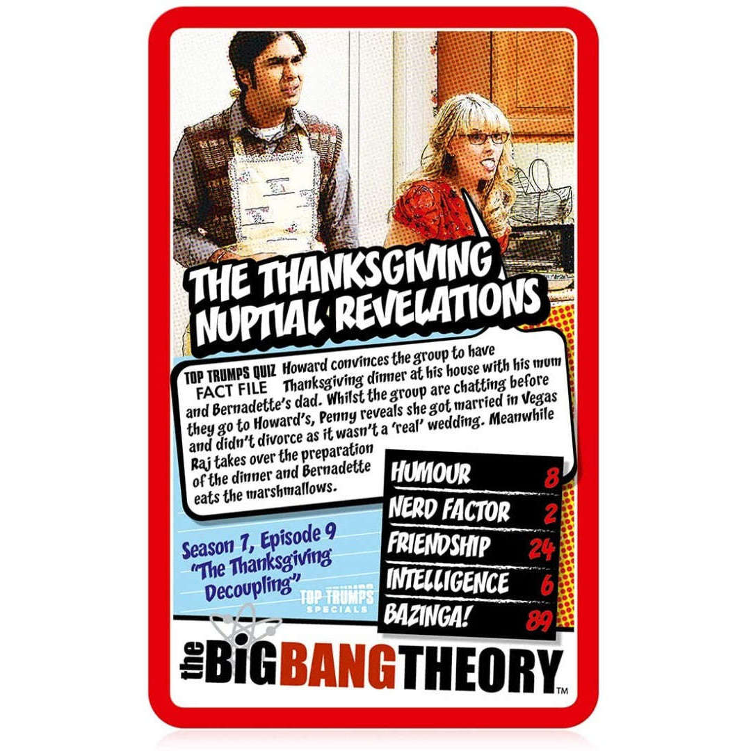 Toys N Tuck:Top Trumps Specials The Big Bang Theory 30 Top Moments,Top Trumps
