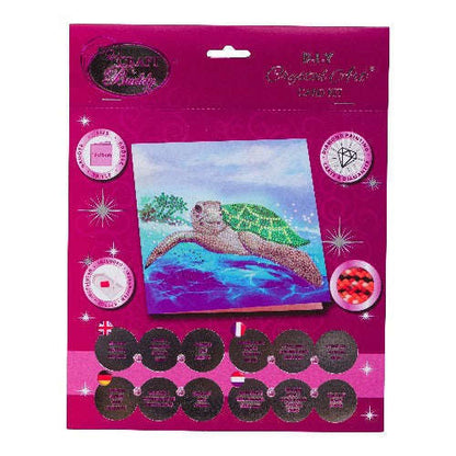 Toys N Tuck:Crystal Art Card Kit - Turtle Paradise,Crystal Art