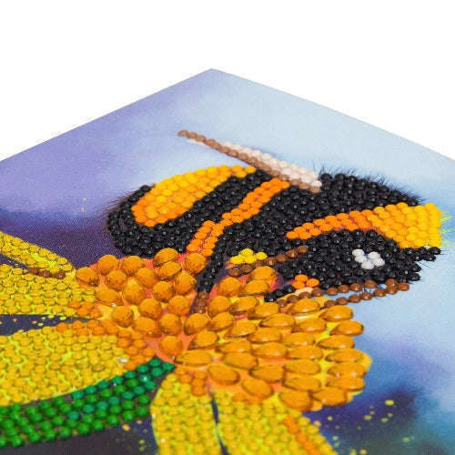 Toys N Tuck:Crystal Art Card Kit - Bumblebee,Crystal Art