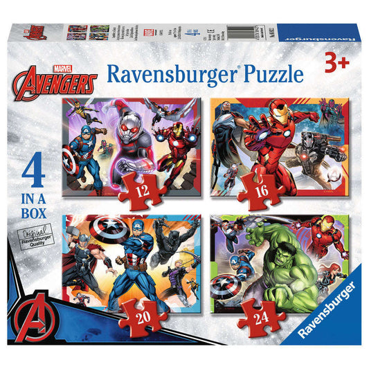 Toys N Tuck:Ravensburger 4 Puzzles in a Box Avengers Assemble,Ravensburger