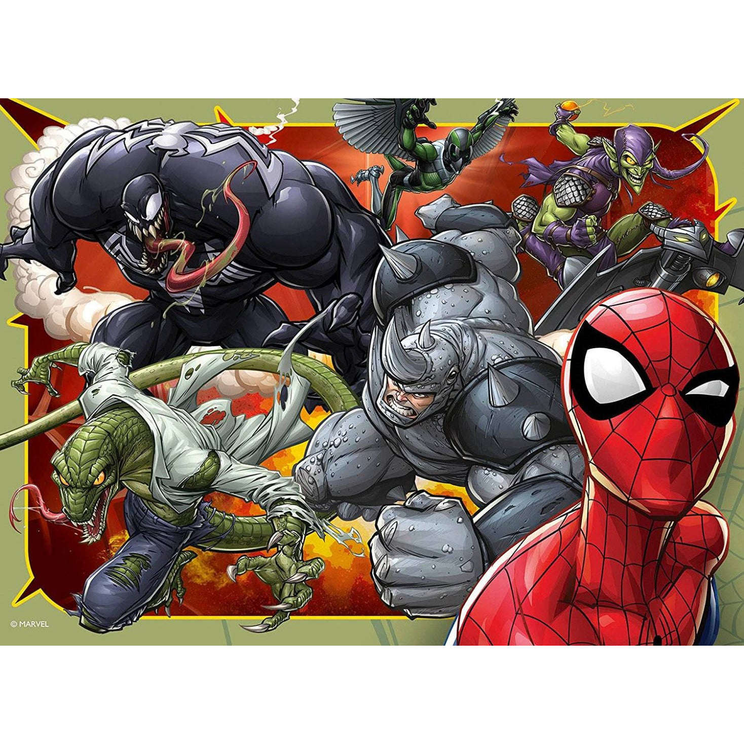 4 Puzzles - Marvel Avengers Ravensburger-06942 12 pièces Puzzles - Super  Héros