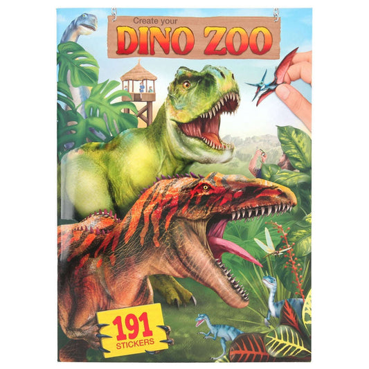 Toys N Tuck:Dino World Create Your Dino Zoo Book,Dino World