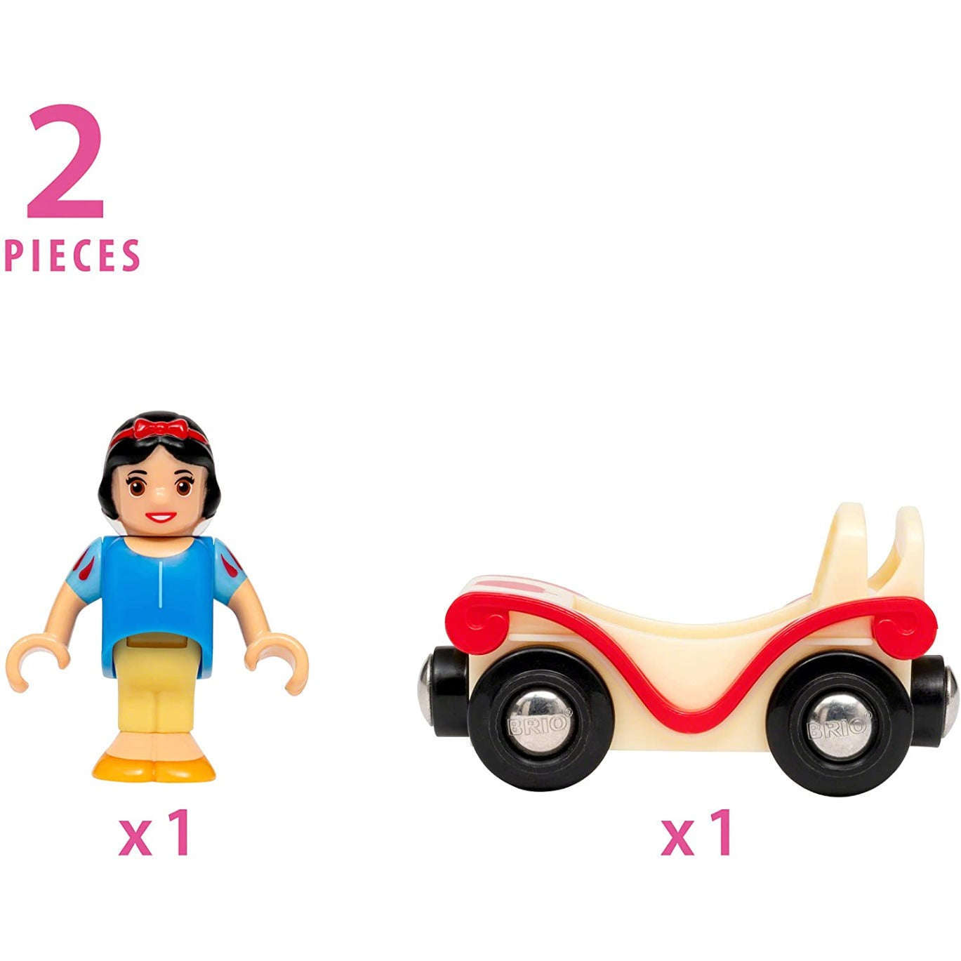 Toys N Tuck:Brio 33313 Disney Princess - Snow White & Wagon,Brio