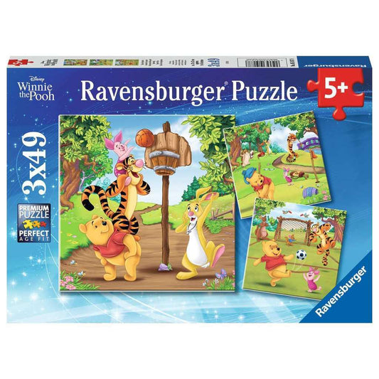 Toys N Tuck:Ravensburger 3 x 49pc Puzzles Winnie the Pooh,Ravensburger