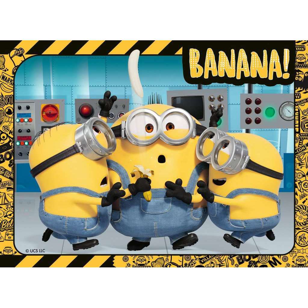 Toys N Tuck:Ravensburger 4 Puzzles in a Box Minions 2 The Rise of Gru,Ravensburger