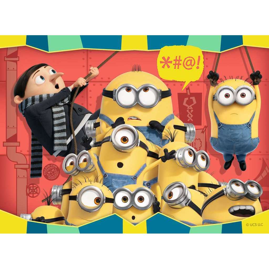 Toys N Tuck:Ravensburger 4 Puzzles in a Box Minions 2 The Rise of Gru,Ravensburger