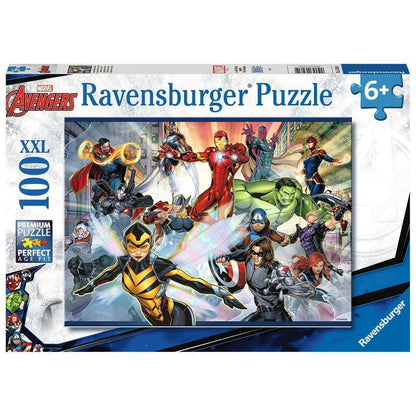 Toys N Tuck:Ravensburger 100 XXL Piece Puzzle Marvel Avengers,Ravensburger