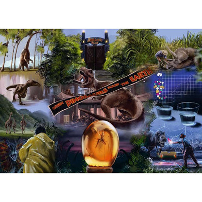 Toys N Tuck:Ravensburger 1000pc Puzzle Jurassic Park Movie Poster,Ravensburger