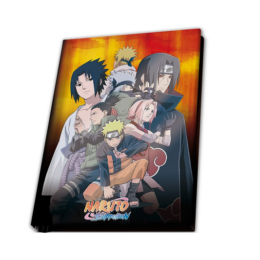 Toys N Tuck:Naruto Shippuden - A5 Notebook Konoha group,Naruto Shippuden