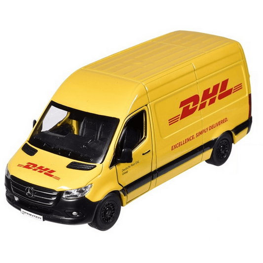 Toys N Tuck:Mercedes Benz Sprinter DHL Van 1:38 Die Cast,Kandy Toys