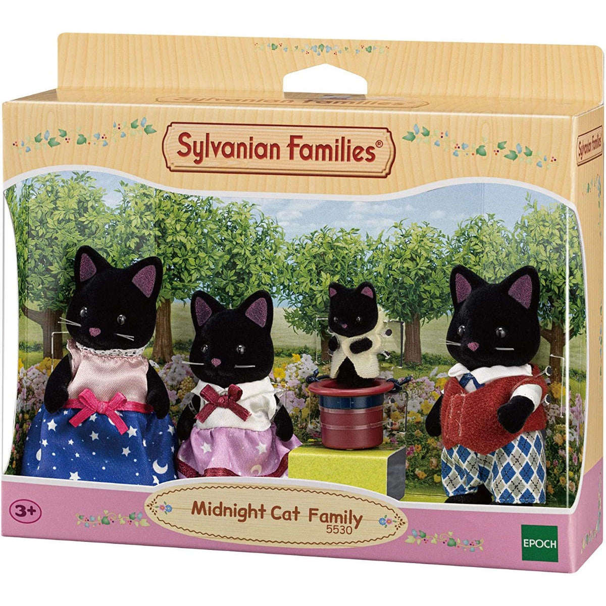 Toys N Tuck:Sylvanian Families Midnight Cat Family,Sylvanian Families