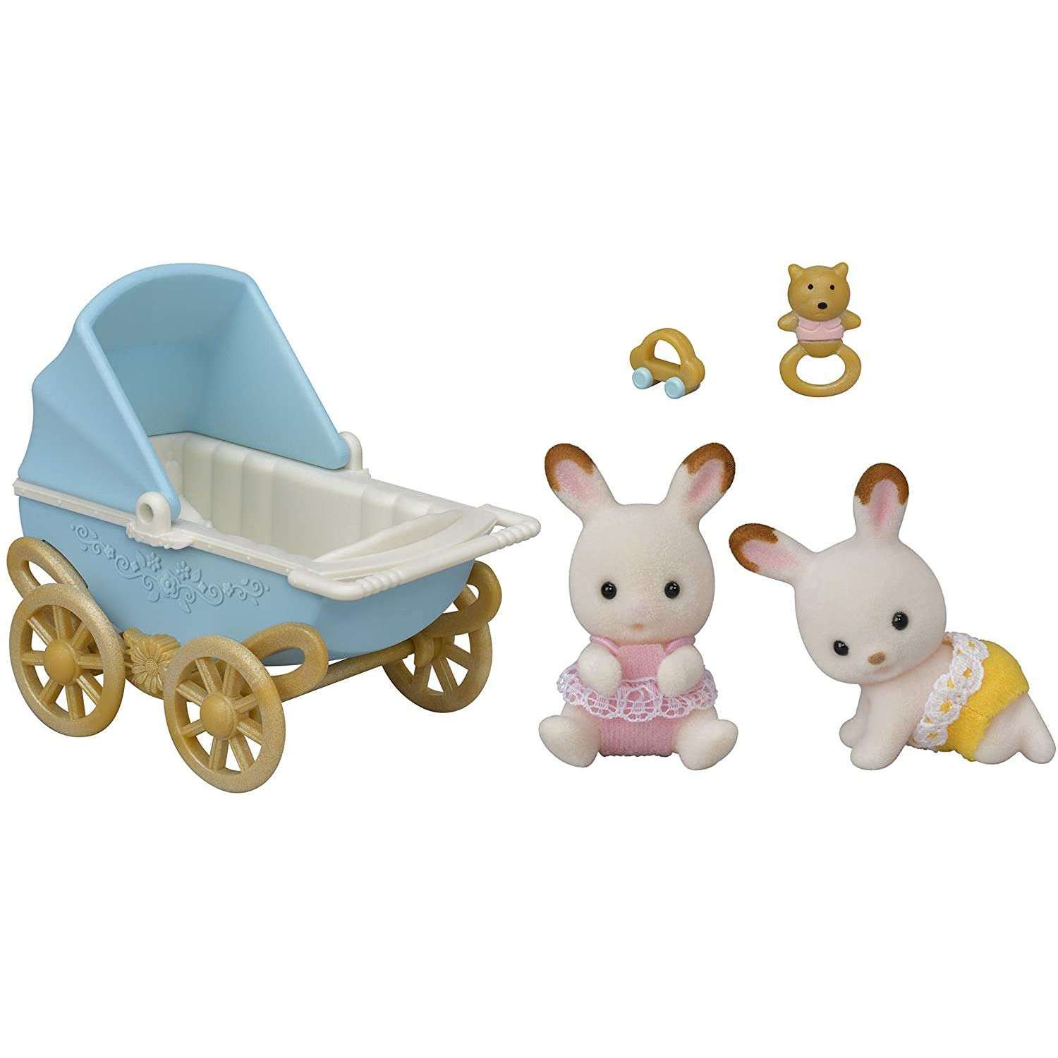 Toys N Tuck:Sylvanian Families Chocolate Rabbit Twins Set,Sylvanian Families