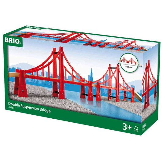 Toys N Tuck:Brio 33683 Double Suspension Bridge,Brio