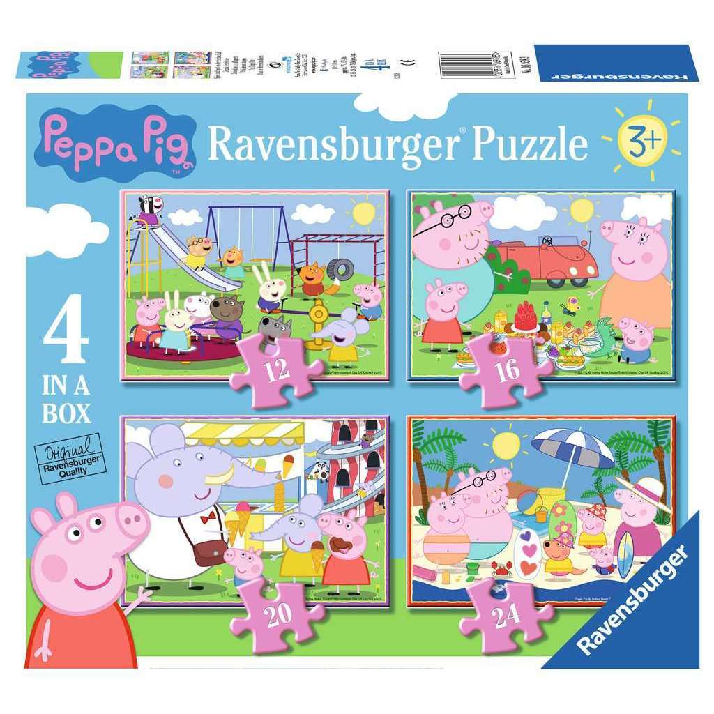 Toys N Tuck:Ravensburger 4 Puzzles in a Box Peppa Pig,Ravensburger