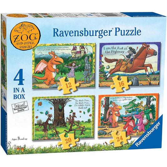 Toys N Tuck:Ravensburger 4 Puzzles in a Box Zog and Other Stories,Ravensburger