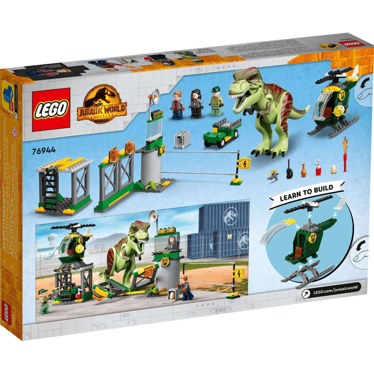 Lego 76944 Jurassic World T. rex Dinosaur Breakout