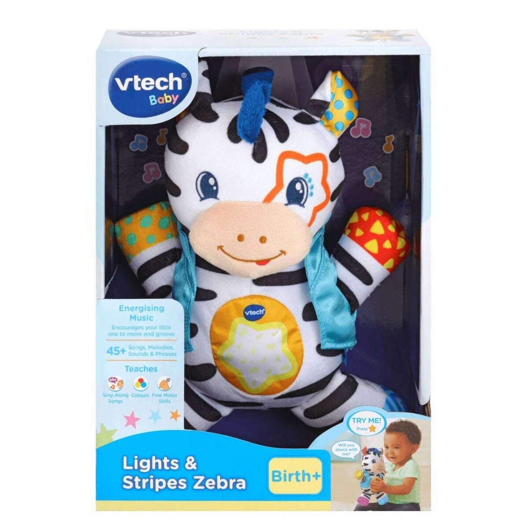 Toys N Tuck:Vtech Lights & Stripes Zebra,Vtech