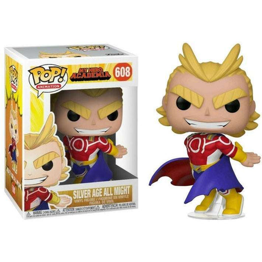 Toys N Tuck:Pop! Vinyl - My Hero Academia - Silver Age All Might 608,Funko