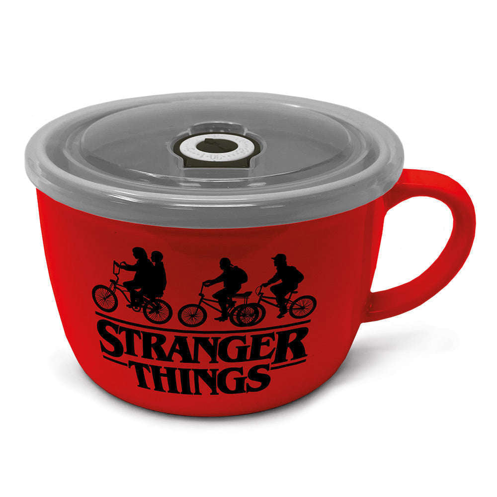 Toys N Tuck:Soup & Snack Mug - Stranger Things (Upside Down Logo),Stranger Things