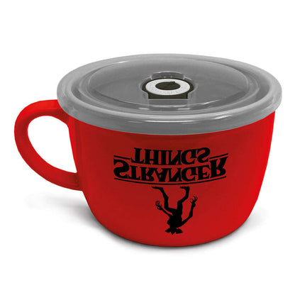 Toys N Tuck:Soup & Snack Mug - Stranger Things (Upside Down Logo),Stranger Things