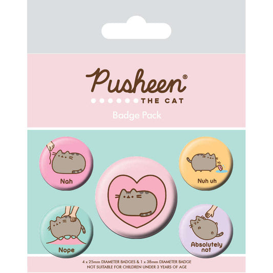 Toys N Tuck:Badge Pack - Pusheen (Nah),Pusheen