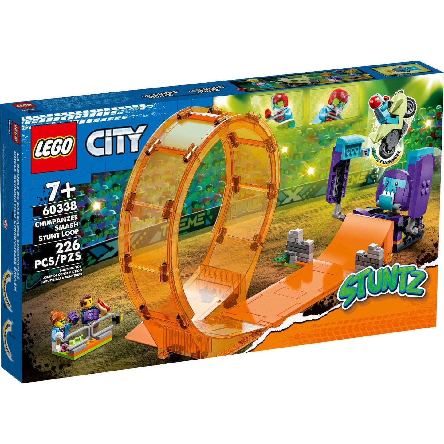 Lego 60338 City Smashing Chimpanzee Stunt Loop