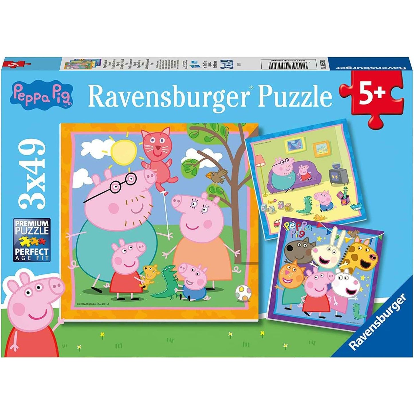 Toys N Tuck:Ravensburger 3 x 49pc Puzzles Peppa Pig (05579),Ravensburger