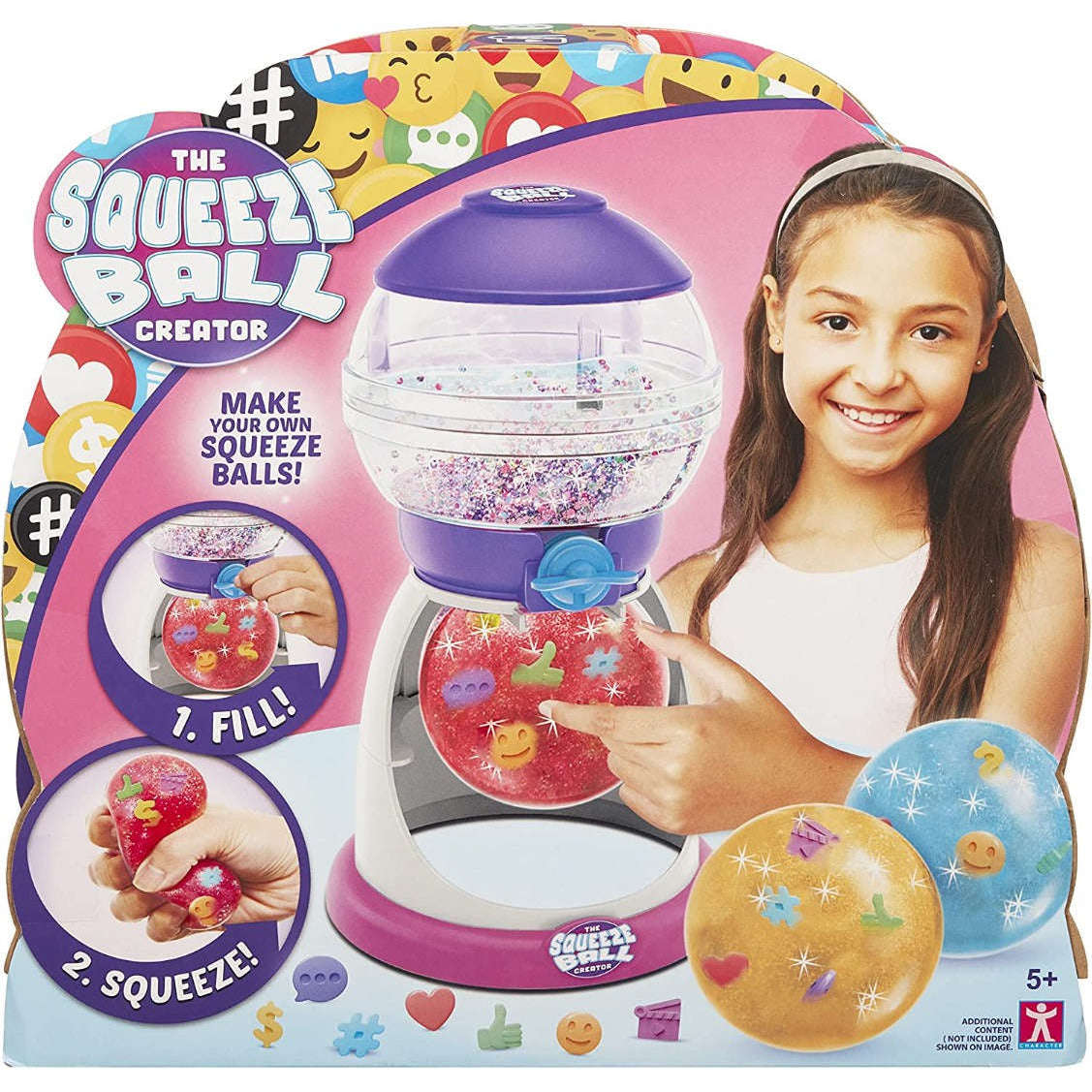 Toys N Tuck:The Squeeze Ball Creator,Character Options