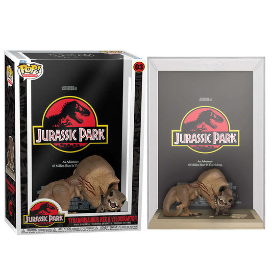 Toys N Tuck:Pop Vinyl - Jurassic World Park - Tyrannosaurus Rex & Velociraptor 03,Funko