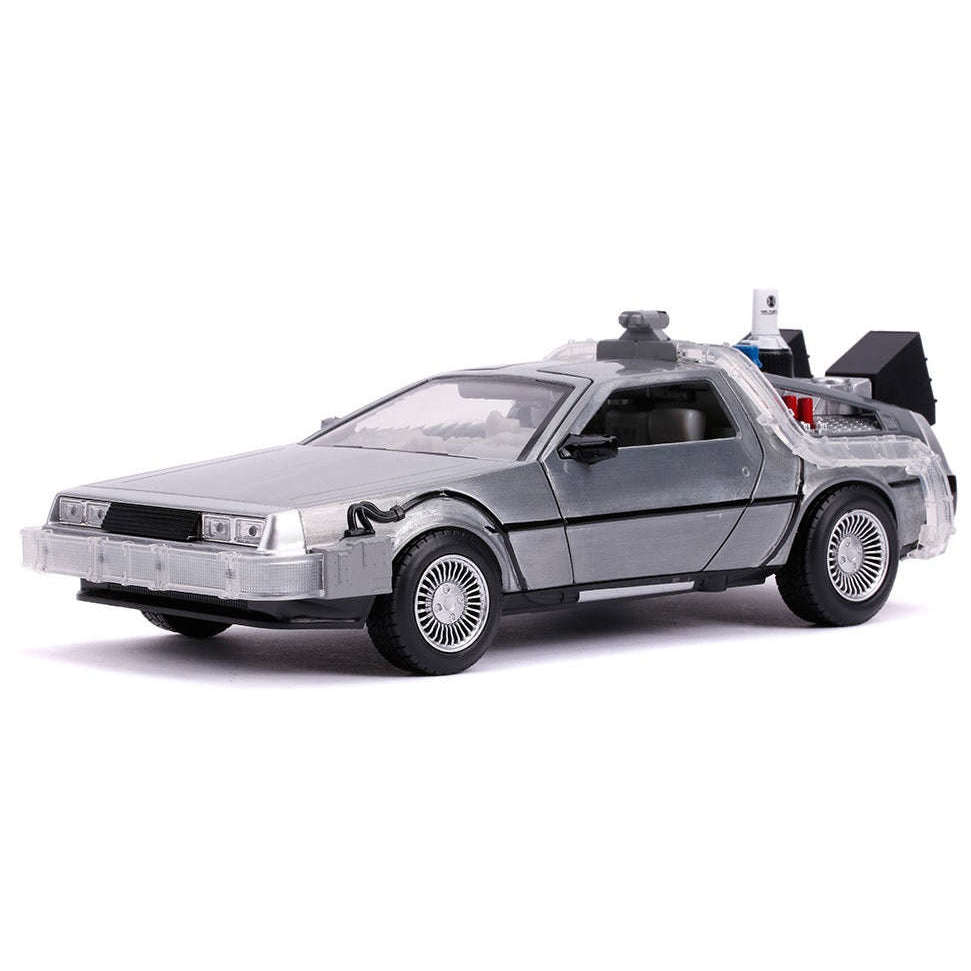 Toys N Tuck:Back to the Future Time Machine 1:24 Die Cast,Jada