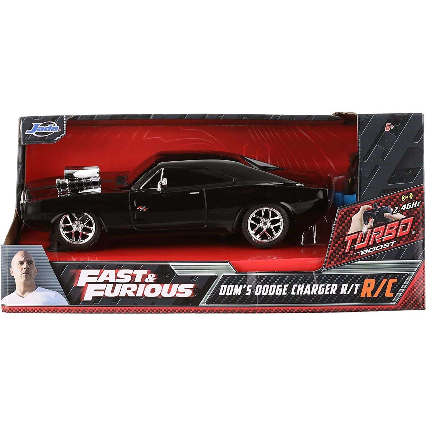 Toys N Tuck:Fast & Furious R/C 1:24 - Dom's Dodge Charger R/T,Fast
