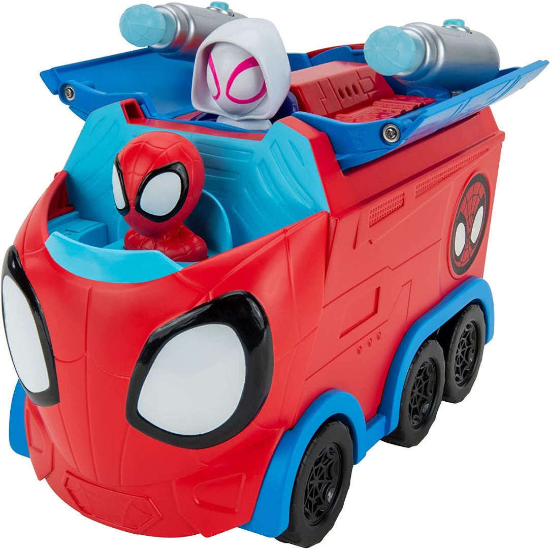 Toys N Tuck:Marvel Spidey And His Amazing Friends Web Spinning Hauler,Marvel